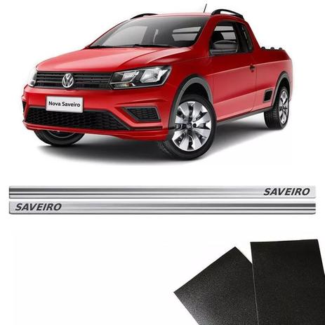 Kit Soleira Escovada Saveiro 2001/2019 E Protetor De Porta - Sportinox Menor preço em Kit Soleira Escovada Saveiro 2001/2019 E Protetor De Porta - Sportinox