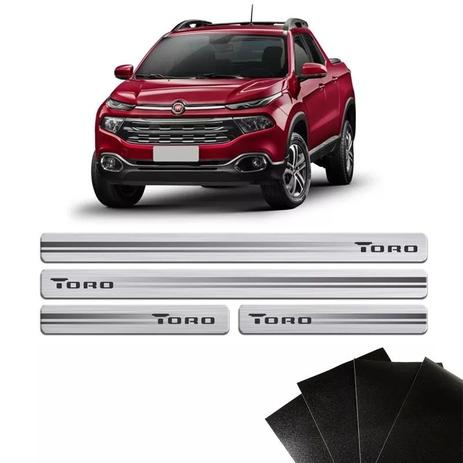 Kit Soleira Escovada Toro 2016 A 2019 Com Protetor De Porta - Sportinox Menor preço em Kit Soleira Escovada Toro 2016 A 2019 Com Protetor De Porta - Sportinox