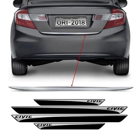 Kit Soleira Protetora New Civic 12/16 + Friso Do Porta-Malas - Sportinox Menor preço em Kit Soleira Protetora New Civic 12/16 + Friso Do Porta-Malas - Sportinox
