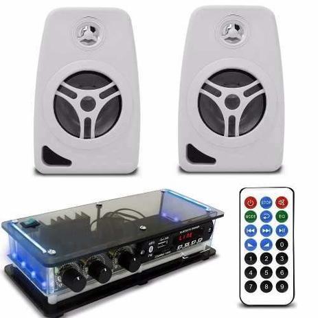 Kit Som Ambiente Amplificador Bt Estéreo + Caixa Acústica - Orion Menor preço em Kit Som Ambiente Amplificador Bt Estéreo + Caixa Acústica - Orion