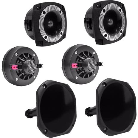 Kit Som Automotivo 120W RMS 8 OHMS 2 Drivers + 2 Cornetas Curta + 2 Super Tweeters Orion Menor preço em Kit Som Automotivo 120W RMS 8 OHMS 2 Drivers + 2 Cornetas Curta + 2 Super Tweeters Orion