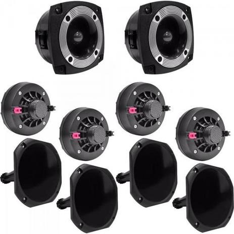 Kit Som Automotivo 120W RMS 8 Ohms 4 DRIVERS + 4 CORNETAS CU - Orion Menor preço em Kit Som Automotivo 120W RMS 8 Ohms 4 DRIVERS + 4 CORNETAS CU - Orion