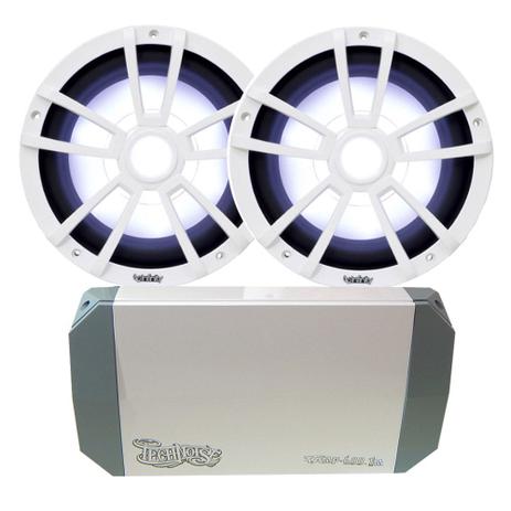 Kit Som Náutico 5: 2 Subwoofer Infinity + 1 Módulo Technoise - Cia do som Menor preço em Kit Som Náutico 5: 2 Subwoofer Infinity + 1 Módulo Technoise - Cia do som
