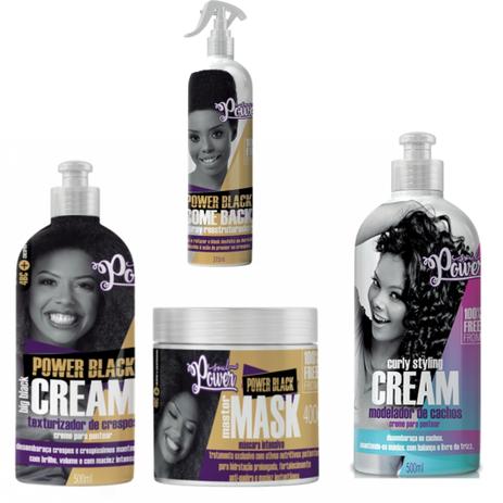 Kit Soul Power Black e Styling Cream Menor preço em Kit Soul Power Black e Styling Cream