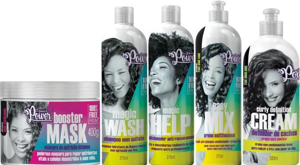 Kit Soul Power Para Seus Cachos Perfeitos M5 Itens Menor preço em Kit Soul Power Para Seus Cachos Perfeitos M5 Itens