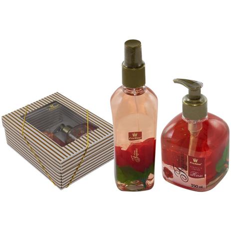Kit Spray Aromático Sabonete Líquido Fragrância Rosas Vermelhas - Proaloe Menor preço em Kit Spray Aromático Sabonete Líquido Fragrância Rosas Vermelhas - Proaloe