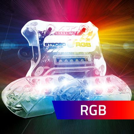 Kit Strobo Ajk Vittro Rgb 7 Cores C/ Central + 2 Faróis Leds - Ajk sound Menor preço em Kit Strobo Ajk Vittro Rgb 7 Cores C/ Central + 2 Faróis Leds - Ajk sound