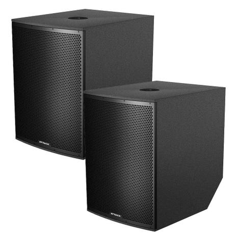 Kit Subwoofer VRS1810 Ativa + VRS1880 Passiva Attack Menor preço em Kit Subwoofer VRS1810 Ativa + VRS1880 Passiva Attack