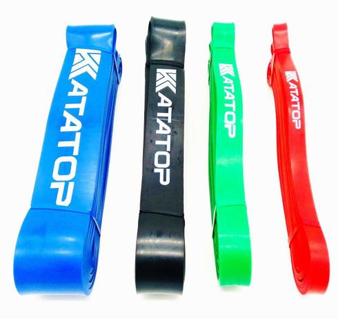 Kit Super Band Elástico Faixas Extensor 4 Intensidades Exercícios Musculação Fisioterapia - Katatop Menor preço em Kit Super Band Elástico Faixas Extensor 4 Intensidades Exercícios Musculação Fisioterapia - Katatop