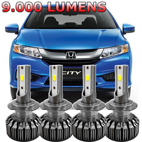 Kit Super Led Honda City 2015 2016 2017 Baixo e Alto 6000k - Dmax Menor preço em Kit Super Led Honda City 2015 2016 2017 Baixo e Alto 6000k - Dmax