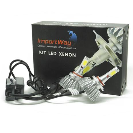 Kit Super LED Lâmpadas HB3-9005 com Luz Branca 6000K com Efeito Xenon - ImportWay Menor preço em Kit Super LED Lâmpadas HB3-9005 com Luz Branca 6000K com Efeito Xenon - ImportWay