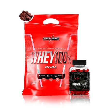 Kit Super Whey 100 900g + Thermo Inside 120 Caps - Int Lab/ Integralmedica Menor preço em Kit Super Whey 100 900g + Thermo Inside 120 Caps - Int Lab/ Integralmedica