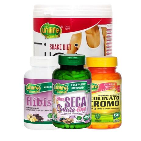 Kit Suplementos para Emagrecimento da Unilife Menor preço em Kit Suplementos para Emagrecimento da Unilife