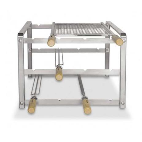 Kit Suporte 1004 Em Inox - Giragrill Menor preço em Kit Suporte 1004 Em Inox - Giragrill