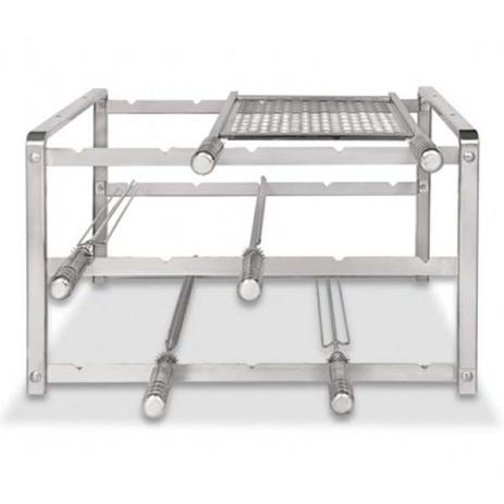 Kit Suporte 1005 Em Inox Premium - Giragrill Menor preço em Kit Suporte 1005 Em Inox Premium - Giragrill