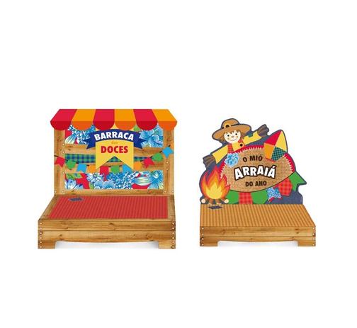 Kit Suporte para Doces 2 unidades Cromus - Festabox Menor preço em Kit Suporte para Doces 2 unidades Cromus - Festabox