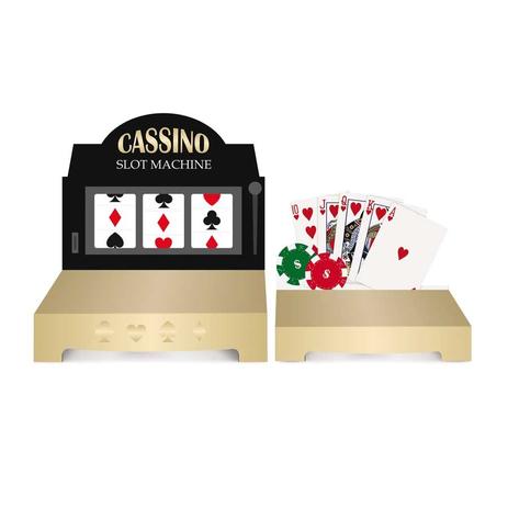 Kit Suporte para Doces Cassino 2 unidades Cromus - Festabox Menor preço em Kit Suporte para Doces Cassino 2 unidades Cromus - Festabox
