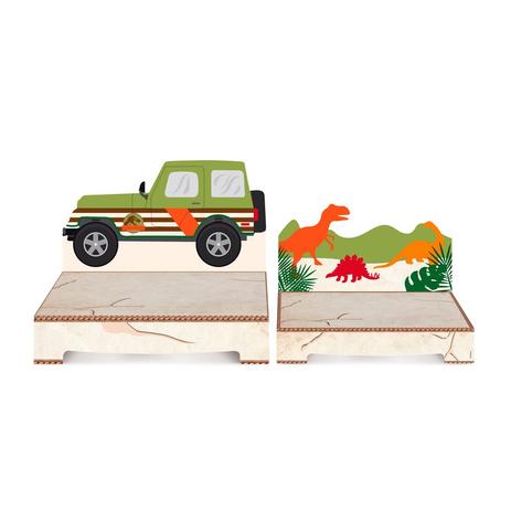 Kit Suporte para Doces Mundo dos Dinossauros 02 unidades Cromus - Festabox Menor preço em Kit Suporte para Doces Mundo dos Dinossauros 02 unidades Cromus - Festabox