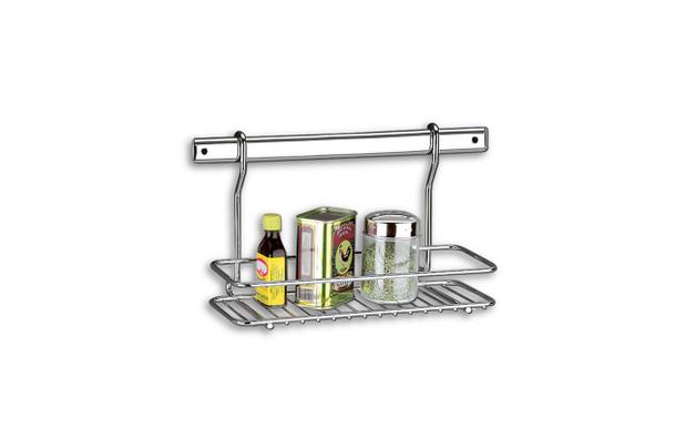Kit Suporte Retangular + Barra Aço Inox 40 cm - Top Pratic Brinox Menor preço em Kit Suporte Retangular + Barra Aço Inox 40 cm - Top Pratic Brinox