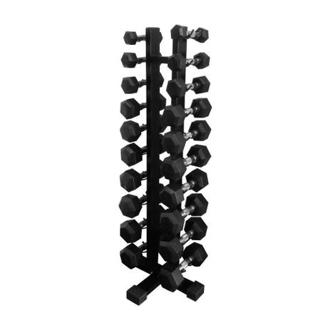 Kit Suporte Torre e 10 Pares Dumbell Sextavado 1 kg a 10 kg - Natural fitness Menor preço em Kit Suporte Torre e 10 Pares Dumbell Sextavado 1 kg a 10 kg - Natural fitness