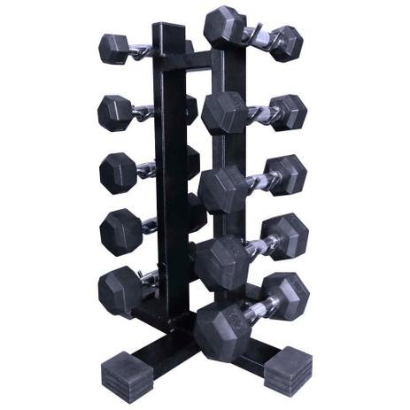 Kit Suporte Torre e 5 Pares Dumbell Sextavado 1 kg a 5 kg - Natural fitness Menor preço em Kit Suporte Torre e 5 Pares Dumbell Sextavado 1 kg a 5 kg - Natural fitness