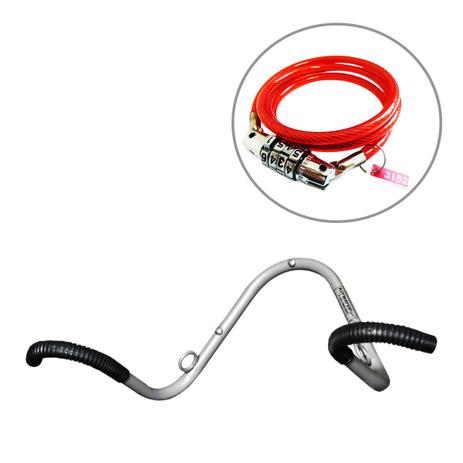 Kit Suporte Vertical de Parede para 02 Bicicletas AL-70 Altmayer + Cadeado Vermelho com Segredo Menor preço em Kit Suporte Vertical de Parede para 02 Bicicletas AL-70 Altmayer + Cadeado Vermelho com Segredo