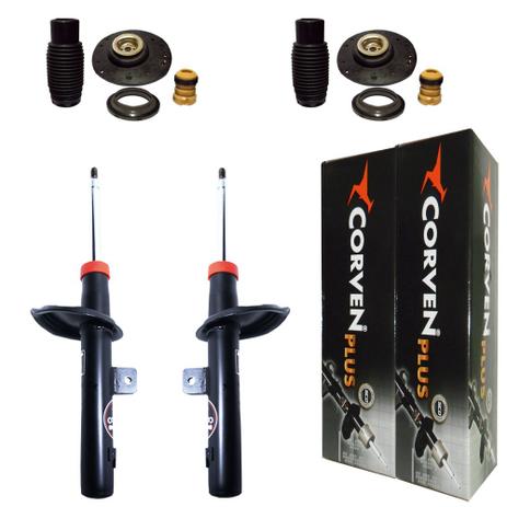 Kit suspensão dianteiro corven peugeot 206 1.0 16v 1999/2006 - Kit - 2 amortecedores + kits (corven) Menor preço em Kit suspensão dianteiro corven peugeot 206 1.0 16v 1999/2006 - Kit - 2 amortecedores + kits (corven)