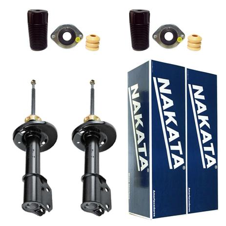 Kit suspensão dianteiro nakata gm corsa 1994/2002 - Kit - 2 amortecedores + kits (nakata) Menor preço em Kit suspensão dianteiro nakata gm corsa 1994/2002 - Kit - 2 amortecedores + kits (nakata)