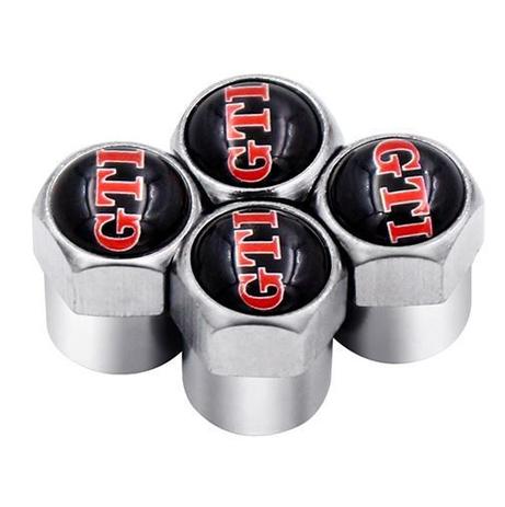 Kit Tampa Válvula Bico Pneu Aço Inox Vw Gti 4 Pçs - Cromado - Distribuído frc magazine Menor preço em Kit Tampa Válvula Bico Pneu Aço Inox Vw Gti 4 Pçs - Cromado - Distribuído frc magazine