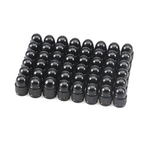 Kit Tampa Válvula Bico Pneu Alumínio 4 Pçs - Preto - Distribuído frc magazine Menor preço em Kit Tampa Válvula Bico Pneu Alumínio 4 Pçs - Preto - Distribuído frc magazine