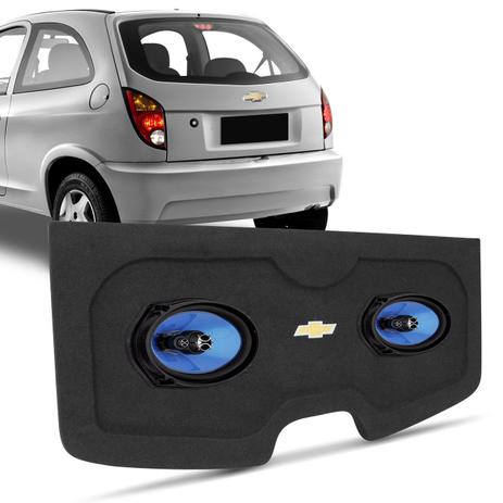 Kit Tampão Porta Malas Celta 00 a 17 Carpete Grafite Bagagito + Par Alto Falante Triaxial Shutt 6x9 é boa?