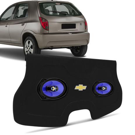Kit Tampão Porta Malas Celta 2000 a 2016 Preto Bagagito + Par Alto Falante Triaxial Shutt 6x9 Menor preço em Kit Tampão Porta Malas Celta 2000 a 2016 Preto Bagagito + Par Alto Falante Triaxial Shutt 6x9