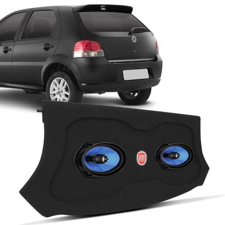 Kit Tampão Porta Malas Palio G4 08 a 11 Grafite Bagagito + Par Alto Falante Triaxial Shutt 6x10 é boa?