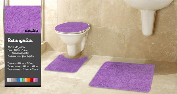 Kit Tapete de Banheiro 3 Pçs Gera Tapetes Collor Liso é boa?
