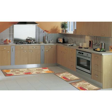 Kit Tapete De Cozinha 3 Peças Sisal Look Chá - Rayza tapetes Menor preço em Kit Tapete De Cozinha 3 Peças Sisal Look Chá - Rayza tapetes