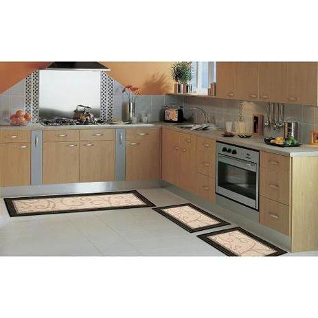 Kit Tapete De Cozinha 3 Peças Sisal Look Classico - Rayza tapetes Menor preço em Kit Tapete De Cozinha 3 Peças Sisal Look Classico - Rayza tapetes