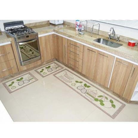Kit Tapete De Cozinha 3 Peças Sisal Look Pessego - Rayza tapetes é ruim? Kit Tapete De Cozinha 3 Peças Sisal Look Pessego - Rayza tapetes é boa?