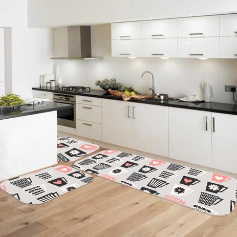Kit Tapete de Cozinha Xícaras Love - Love decor é boa?