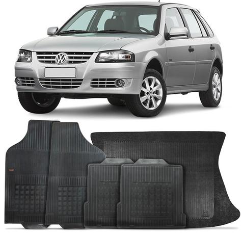 Kit Tapete Gol G2 G3 G4 1995 A 2008 + Porta Malas Borracha 5 Peças - Borcol Menor preço em Kit Tapete Gol G2 G3 G4 1995 A 2008 + Porta Malas Borracha 5 Peças - Borcol
