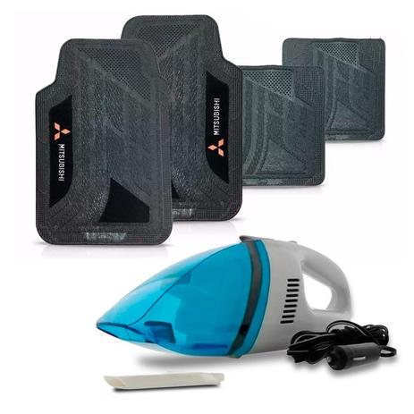 Kit tapete universal pvc c/ carpete mitsubishi + aspirador - Sp acessórios Menor preço em Kit tapete universal pvc c/ carpete mitsubishi + aspirador - Sp acessórios