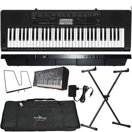 Kit Teclado Arranjador 61 Teclas CTK-3200 CASIO Completo é ruim? Kit Teclado Arranjador 61 Teclas CTK-3200 CASIO Completo é boa?