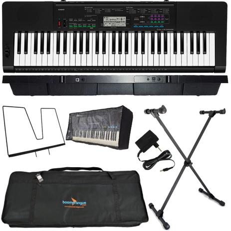 Kit Teclado Arranjador 61 Teclas CTK-3400 CASIO Completo é ruim? Kit Teclado Arranjador 61 Teclas CTK-3400 CASIO Completo é boa?