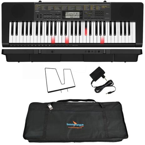 Kit Teclado Arranjador Com 61 Teclas Iluminadas LK-265 CASIO Com Capa Menor preço em Kit Teclado Arranjador Com 61 Teclas Iluminadas LK-265 CASIO Com Capa