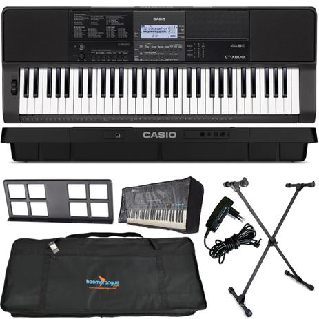 Kit Teclado Arranjador Musical 61 Teclas CTX-800 Casio Completo é boa?