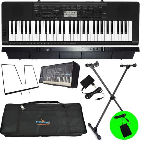 Kit Teclado Digital Arranjador 61 Teclas CTK-3500 CASIO Com Pedal Menor preço em Kit Teclado Digital Arranjador 61 Teclas CTK-3500 CASIO Com Pedal