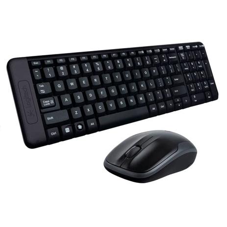 Kit Teclado E Mouse Logitech Mk220 Compacto Wireless Usb Sem Fio Menor preço em Kit Teclado E Mouse Logitech Mk220 Compacto Wireless Usb Sem Fio