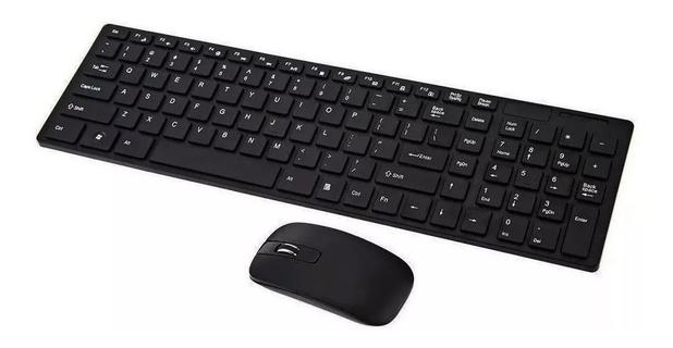 Kit Teclado E Mouse Óptico Sem Fio Conexão 2.4G - Oliveira Menor preço em Kit Teclado E Mouse Óptico Sem Fio Conexão 2.4G - Oliveira