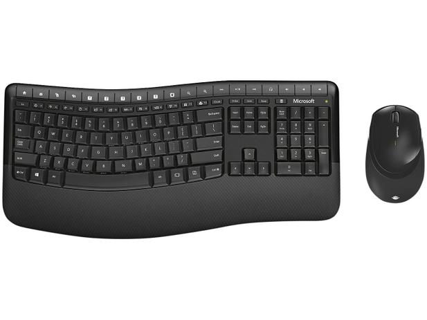 Kit Teclado e Mouse Sem Fio Microsoft Comfort - Desktop 5050 Menor preço em Kit Teclado e Mouse Sem Fio Microsoft Comfort - Desktop 5050