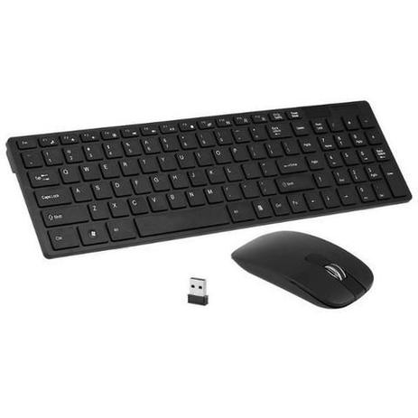 Kit Teclado E Mouse Sem Fio Wifi wireless USB 1600dpi 2.4ghz Smart Pc - Jm Menor preço em Kit Teclado E Mouse Sem Fio Wifi wireless USB 1600dpi 2.4ghz Smart Pc - Jm