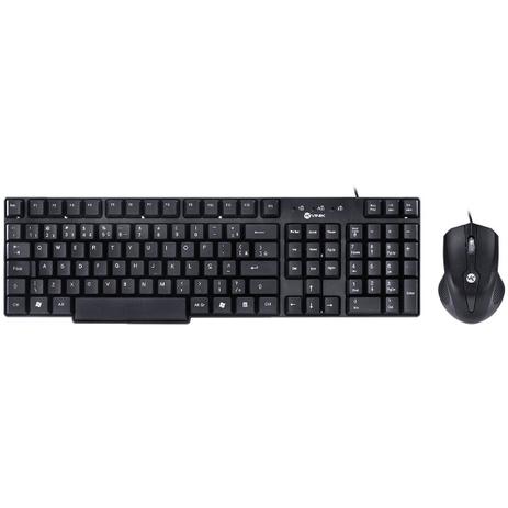 Kit Teclado E Mouse Vinik CC100 USB 1.8m Corp ABNT2/1200DPI Preto Menor preço em Kit Teclado E Mouse Vinik CC100 USB 1.8m Corp ABNT2/1200DPI Preto
